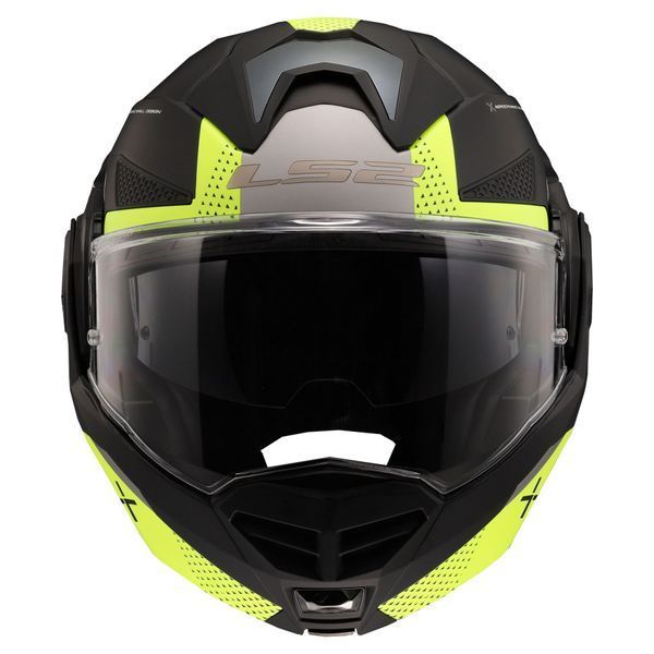 Шолом LS2 FF901 Advant X Oblivion Matt Black Hi-Viz Yellow M 569012053M фото