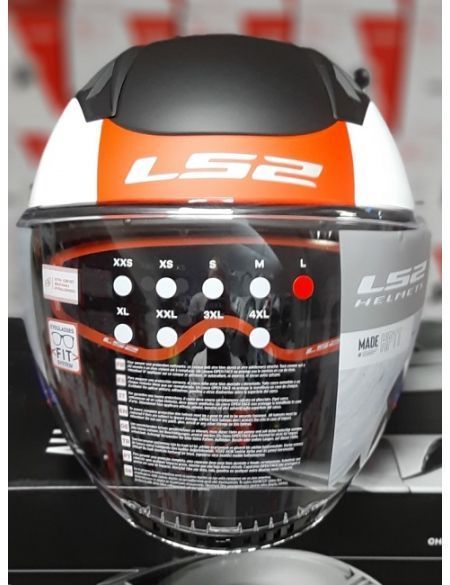 Шлем LS2 OF600 Copter Urbane Matt Blue Red S 306002125S фото