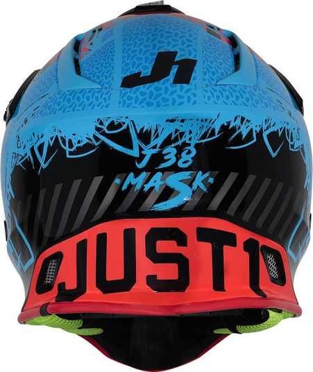 Купить Мотошлем Just1 J38 Mask Blue Red Black (L) 606332011200305