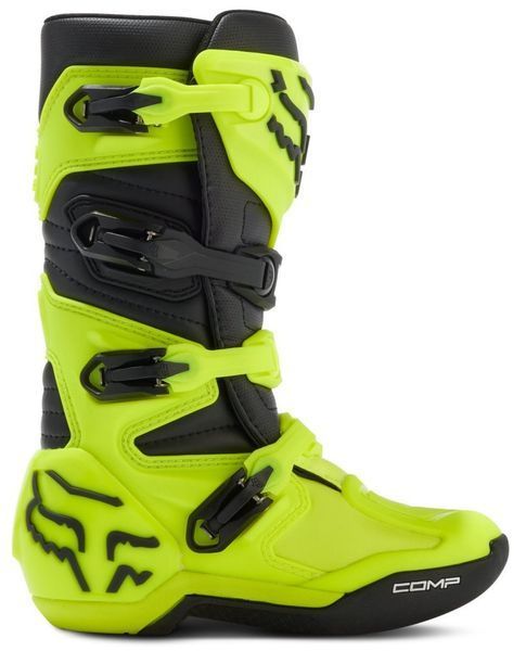 Мотоботы FOX COMP Youth Boot [Flo Yellow], 1 30471-130-1 фото