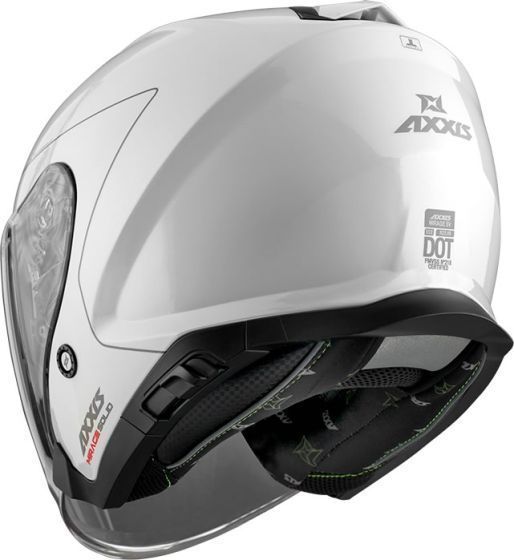 Мотошлем AXXIS MIRAGE SV Solid A0 Gloss White M 000005950_1 фото