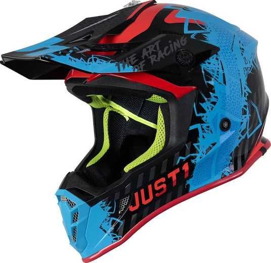 Купить Мотошлем Just1 J38 Mask Blue Red Black (L) 606332011200305