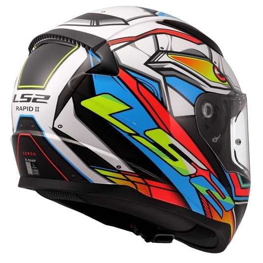 Купити Мотошолом LS2 FF353 Rapid 2 Xdron White Neon Orange (S) в