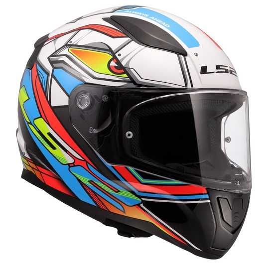 Купити Мотошолом LS2 FF353 Rapid 2 Xdron White Neon Orange (S) в
