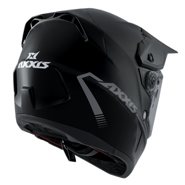 Мотошолом AXXIS WOLF DS Solid Matt Black M 000004526_3 фото