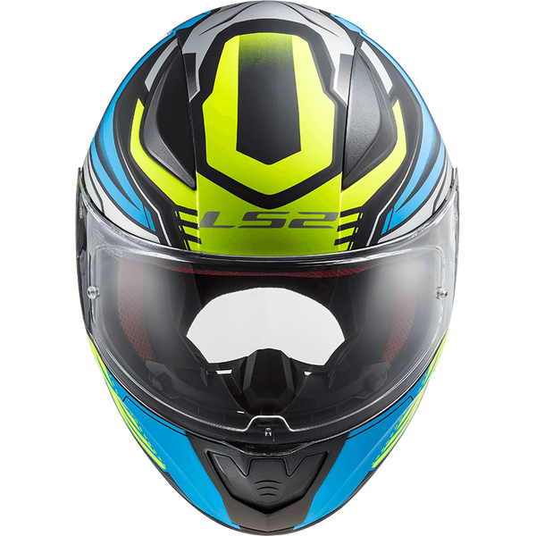 Шлем LS2 FF353 Rapid Gale Matt Black Blue Yellow L 103534625L фото