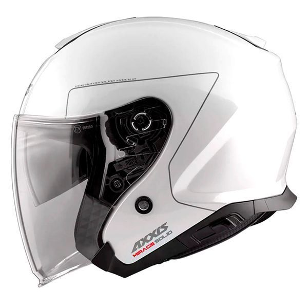 Мотошлем AXXIS MIRAGE SV Solid A0 Gloss White M 000005950_1 фото