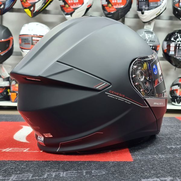 Мотошолом MT Genesis SV A1 Gloss Black XS 13470000113 фото