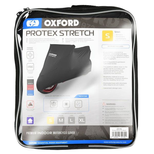 Мото чохол Oxford Protex Stretch Indoor Premium Cover Black CV172 фото