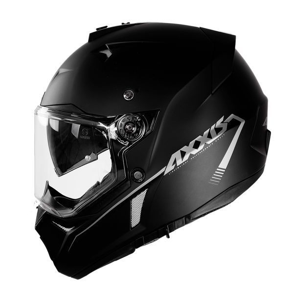 Мотошолом AXXIS WOLF DS Solid Matt Black M 000004526_3 фото