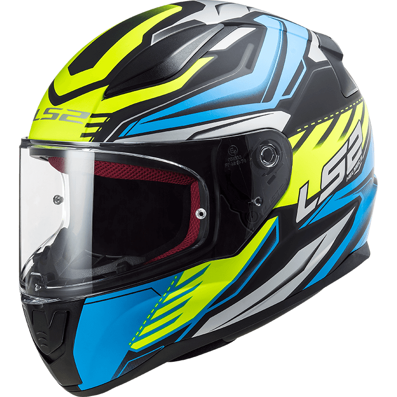 Купити Шолом LS2 FF353 Rapid Gale Matt Black Blue Yellow XXL в