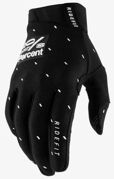 Перчатки 100% RIDEFIT Glove [Slasher Black], S (8) 10010-00035 фото