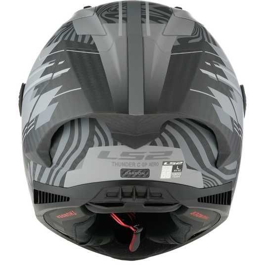 Купити Мотошолом LS2 FF805 Thunder GP Aero Polar Matt Black (L) в