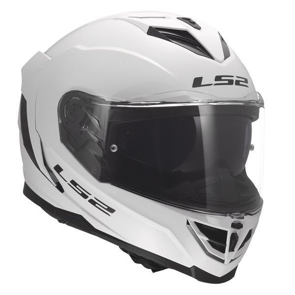 Мотошлем LS2 FF818 Storm 3 Solid Gloss White L 168180002L фото