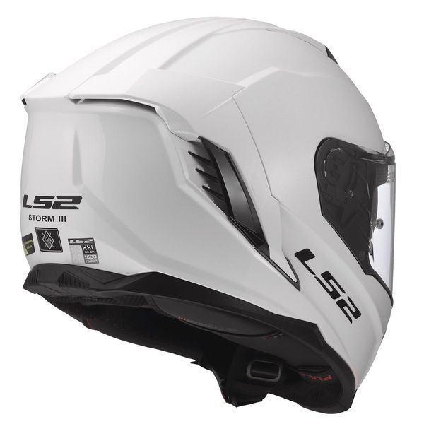 Мотошлем LS2 FF818 Storm 3 Solid Gloss White L 168180002L фото