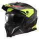 Шолом LS2 OF606 Drifter Devor Matt Black Hi-Vis Yellow L 366062254L фото 1