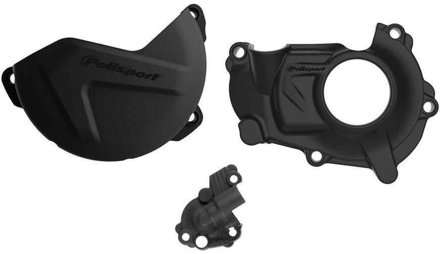 Комплект Polisport Clutch & Ignition Cover - Yamaha [Black] 90943 фото