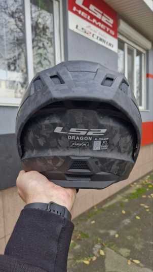Купити Мотошолом LS2 FF807 Dragon Matt Forged Carbon (L) в Україні
