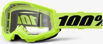 Окуляри 100% STRATA 2 Goggle [Neon Yellow], Clear Lens 50027-00016 фото