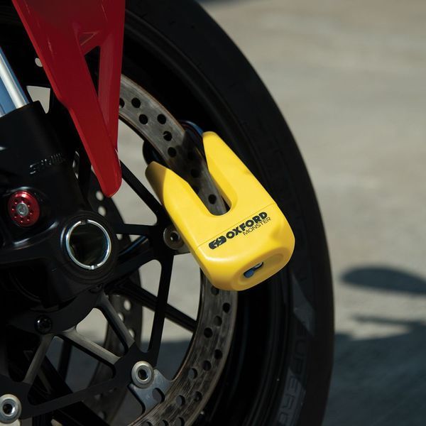 Oxford Monster Disc Lock - Yellow OF36M фото