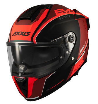 Мотошолом AXXIS HAWK SV EVO Titan B5 Matt Red L 4321B081536 фото