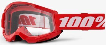 Окуляри 100% STRATA 2 Goggle [Red], Clear Lens 50027-00018 фото