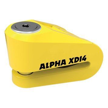 Замок Oxford Alpha XD14 Disc Lock (14mm pin) Yellow LK276 фото