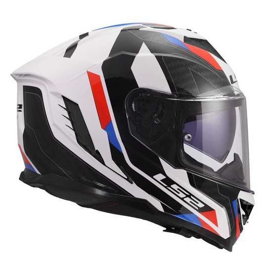 Купити Мотошолом LS2 FF818 Storm 3 Sporty White Blue Red L в