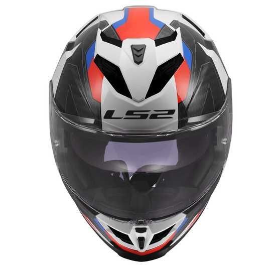 Купити Мотошолом LS2 FF818 Storm 3 Sporty White Blue Red L в