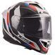 Мотошолом LS2 FF818 Storm 3 Sporty White Blue Red L 168180402L фото 4