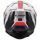 Мотошолом LS2 FF818 Storm 3 Sporty White Blue Red L 168180402L фото 7