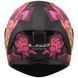 Мотошолом LS2 FF820 Rapid 3 Poppies 2 Black Pink M 168200411M фото 2