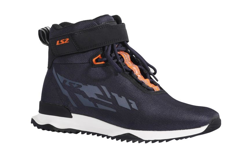 Мотовзуття LS2 Acrux Man Boots Dark Blue Hi-Vis Orange 71080C012344 фото