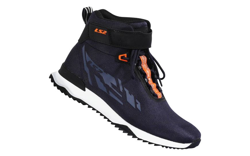 Мотовзуття LS2 Acrux Man Boots Dark Blue Hi-Vis Orange 71080C012344 фото