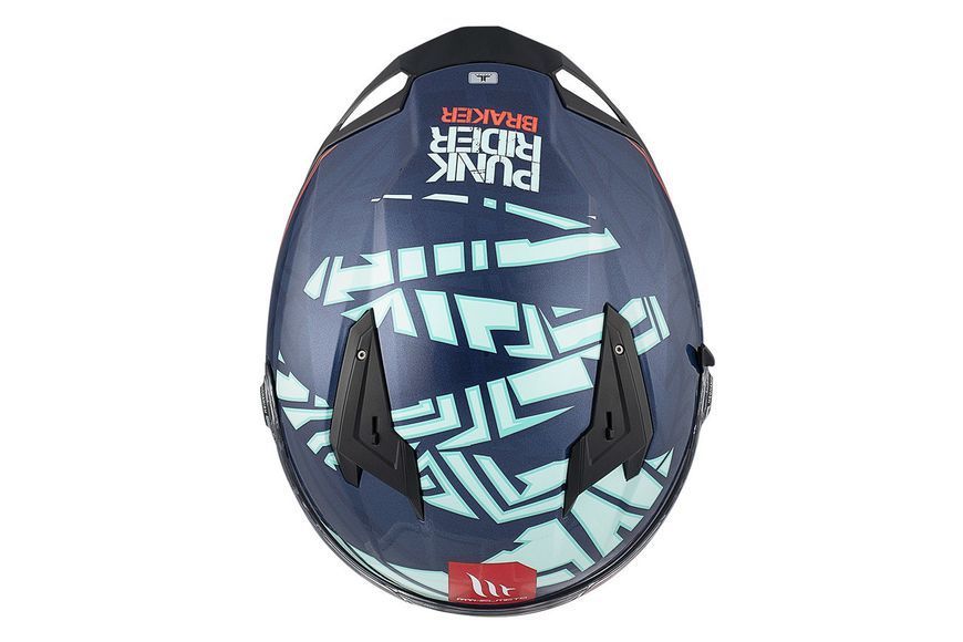 Мотошолом MT BRAKER SV PUNK RIDER C7 Gloss Blue XS 000007026_1 фото