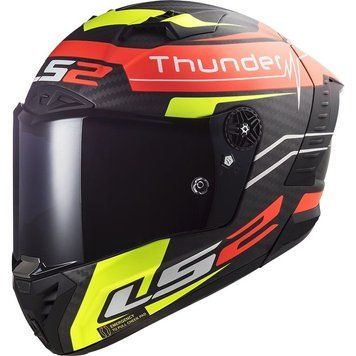 Шлем LS2 FF805 Thunder C Attack Matt Red Hi-Vis Yellow L 168058731L фото