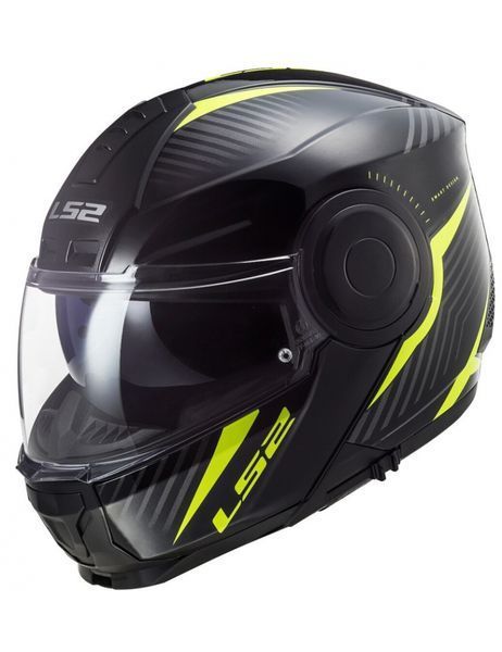 Шолом LS2 FF902 Scope Skid Black Hi-Vis Yellow L 509022054L фото