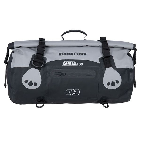 Мото сумка Oxford Aqua T-30 Roll Bag Grey/Black OL481 фото