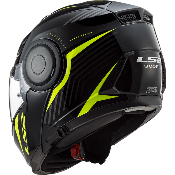 Шолом LS2 FF902 Scope Skid Black Hi-Vis Yellow L 509022054L фото