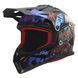 Мотошлем LS2 MX708 FAST II ZOMBIE II BLACK RED BLUE-06 S 467082426S фото 1