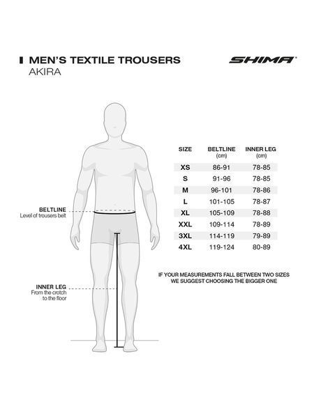 Мотоштаны Shima Akira Jogger Black XL 000007219_5 фото