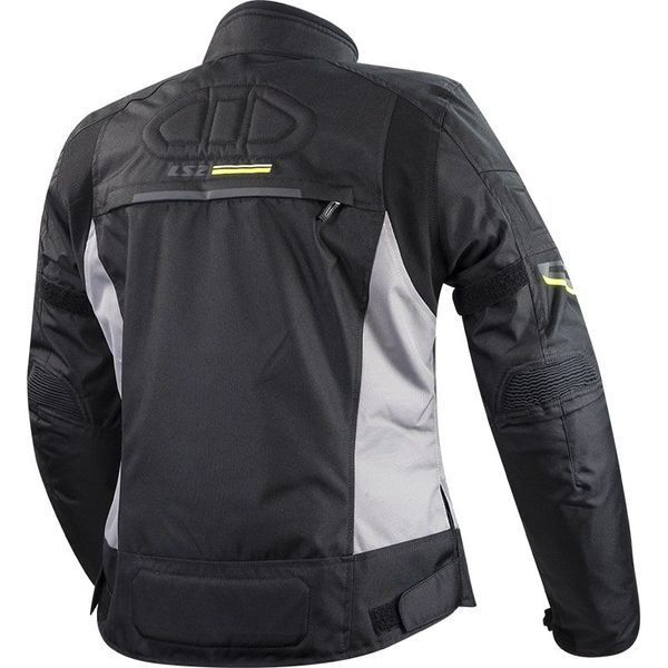 Куртка LS2 Shadow Man Jacket Black Titanium Hi-Vis Yellow 64070W01123XL фото