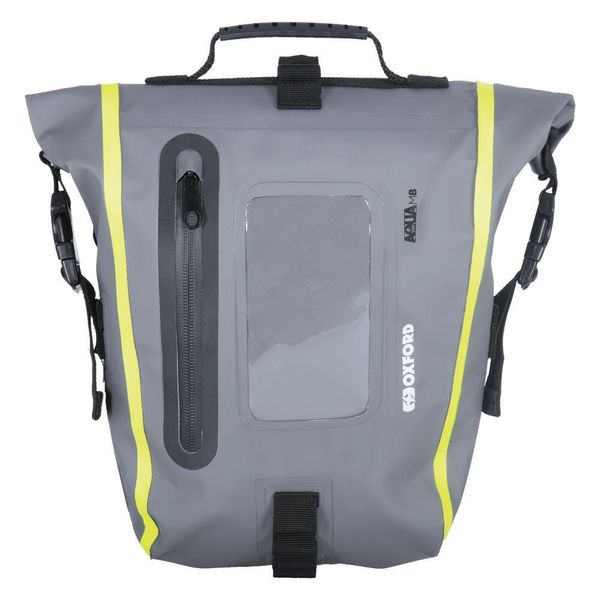 Сумка на бак Oxford Aqua M8 Tank Pack Black/ Grey/ Fluo OL464 фото