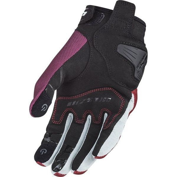 Жіночі рукавички LS2 Dart 2 Lady Gloves Black Red Grey 70011F0032L фото