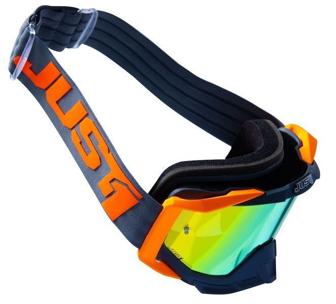Окуляри Just1 Goggle Iris 2.0 Logo Orange - Grey Mirror Red Lens 298008005102601 фото