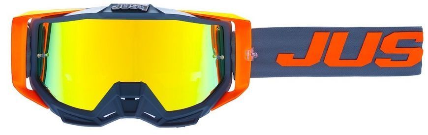 Окуляри Just1 Goggle Iris 2.0 Logo Orange - Grey Mirror Red Lens 298008005102601 фото