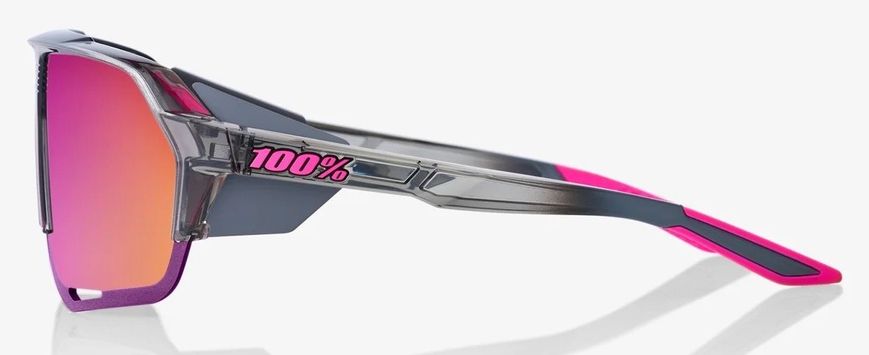 Окуляри Ride 100% NORVIK - Translucent Grey - Purple Multilayer Mirror Lens, Mirror Lens 60031-00008 фото