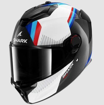 Мотошлем SHARK Spartan GT PRO Dokhta Carbon White Blue M HE1306EDWB фото