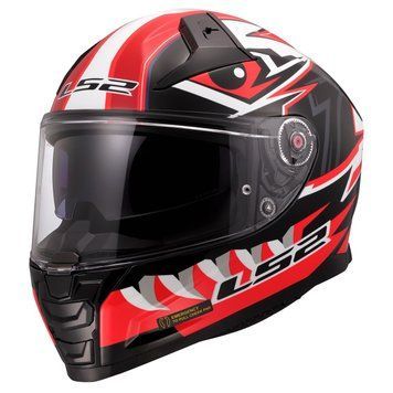 Мотошолом LS2 FF811 Vector 2 Buntri Black Red (3XL) 1681131323XL фото