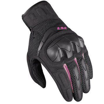 Жіночі рукавички LS2 KUBRA LADY GLOVES BLACK PURPLE S 70210S0074S фото